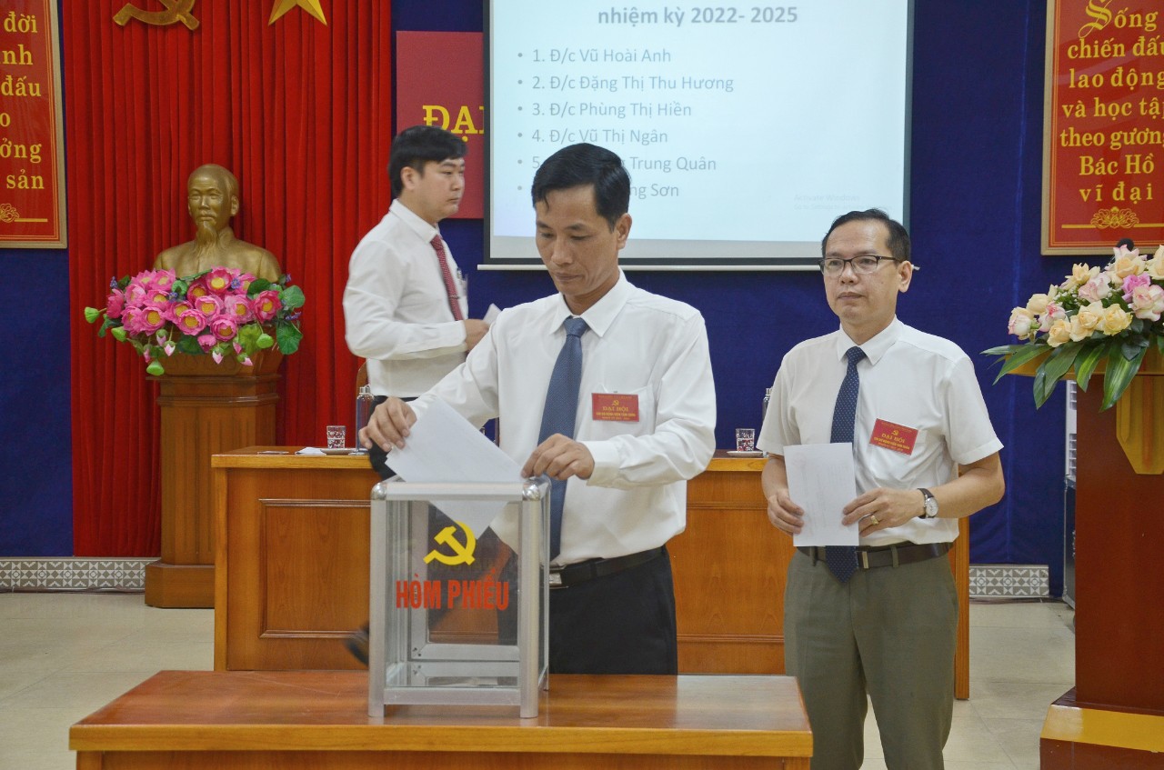TỔ CHỨC THÀNH CÔNG ĐẠI HỘI CHI BỘ LẦN THỨ XIII NHIỆM KỲ 2022 – 2025